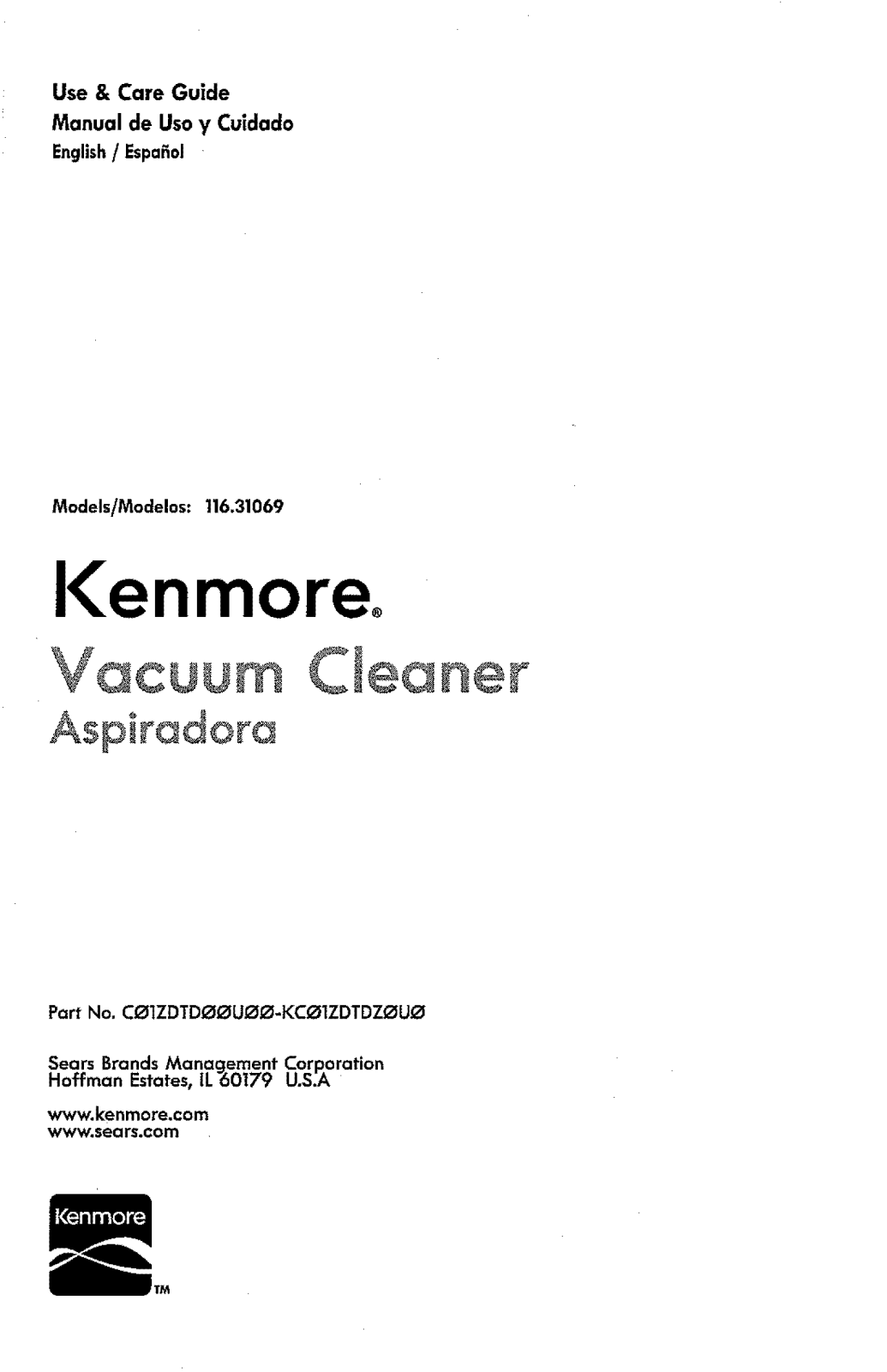Kenmore 116.31069 User Manual - ManualMachine.com