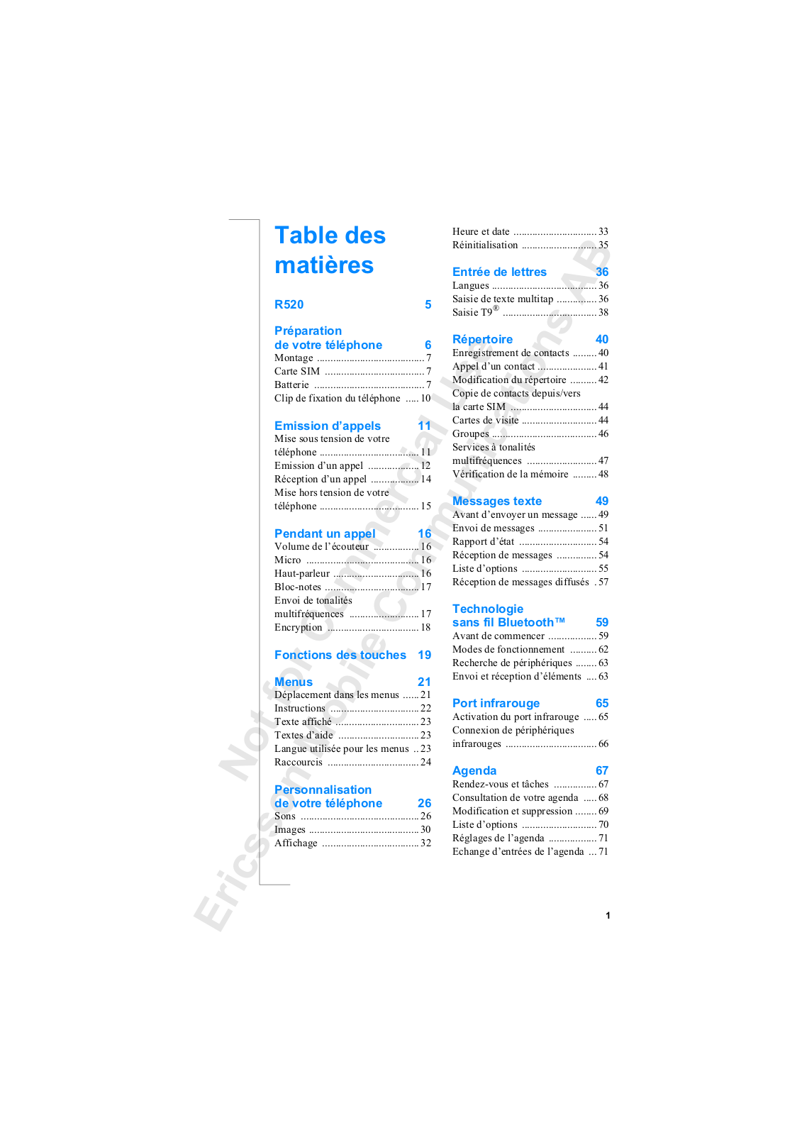 SONY R520 Instruction Manual