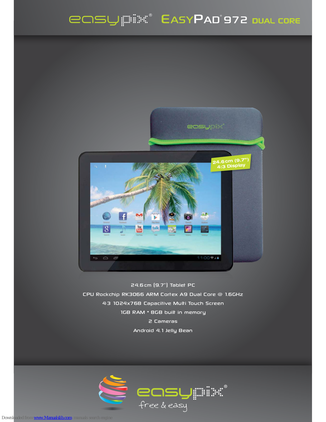 Easypix easypad 972 dual core User Manual