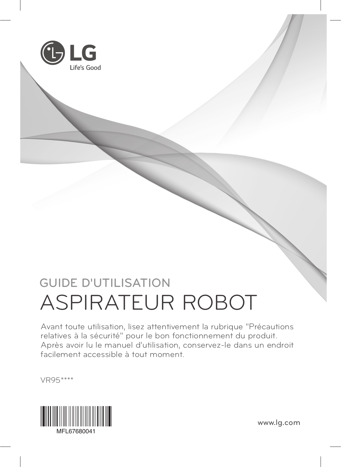 LG VR8604OB User Manual