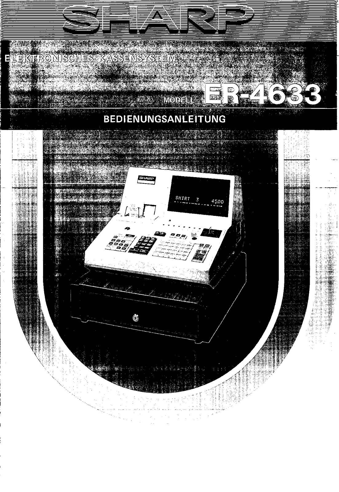 Sharp ER-4633 Operation Manual