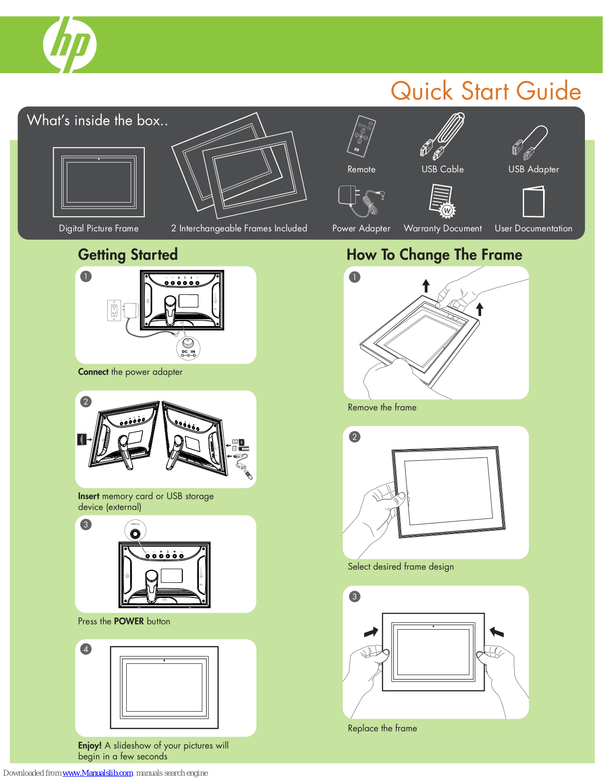 HP DF820B2, df820 Quick Start Manual