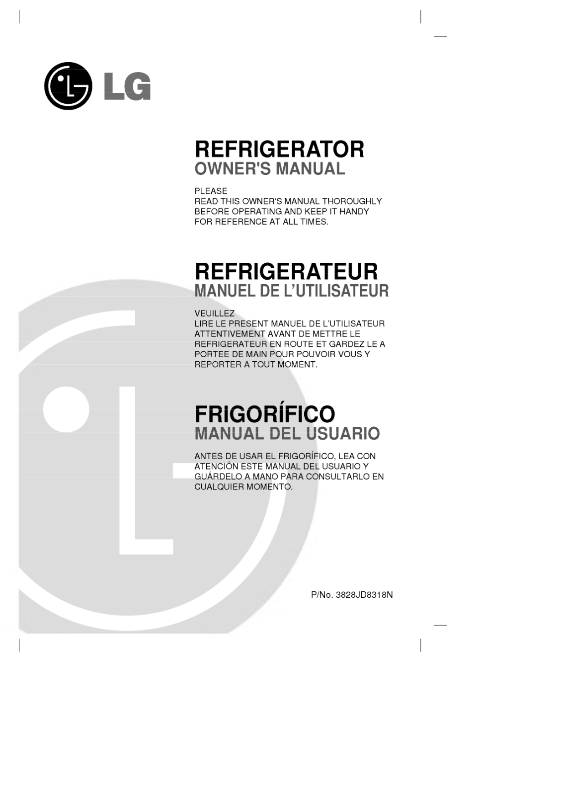 LG GR131SSF-CAN User Manual