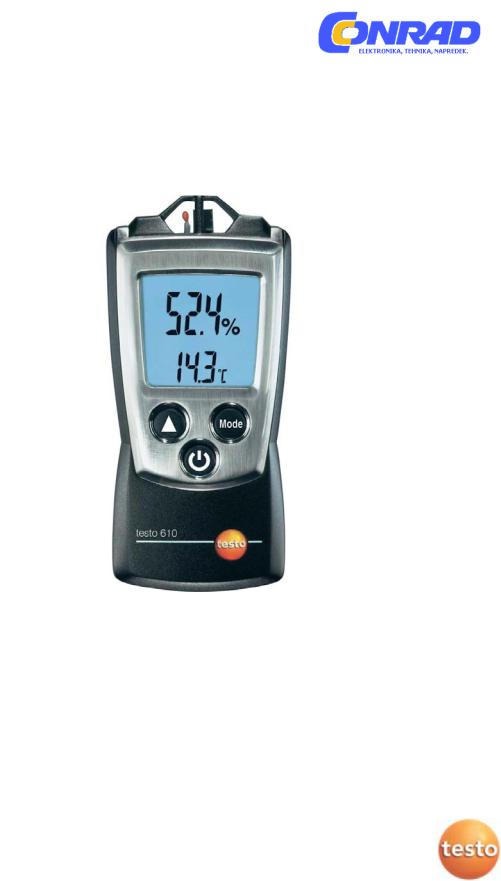 testo 0560 0610 User guide