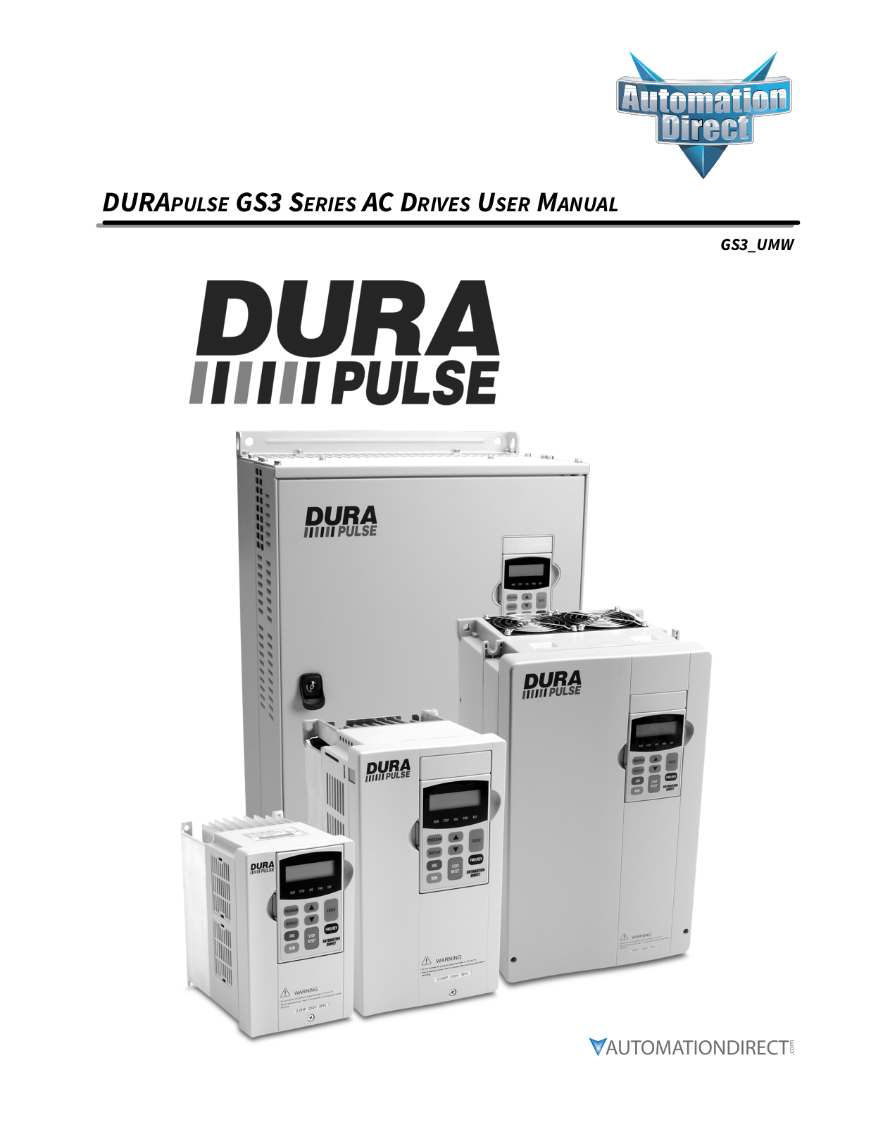 Automationdirect DURApulse GS3 User Manual