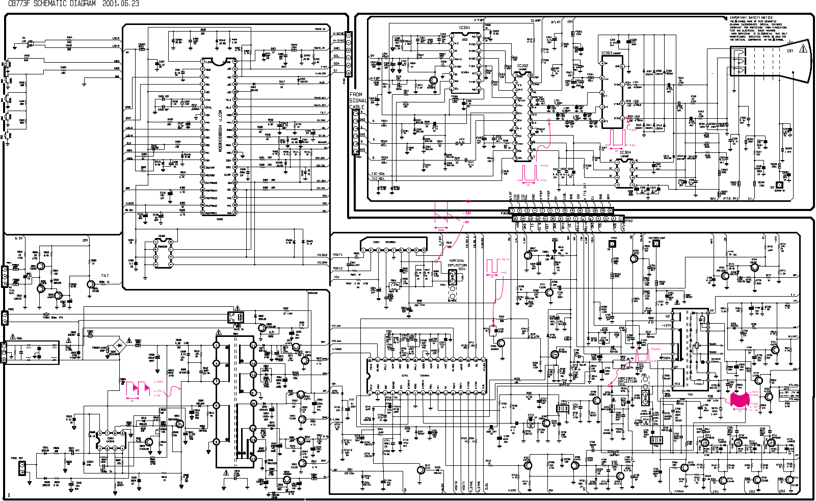 LG 773N (CB773F) Schematic