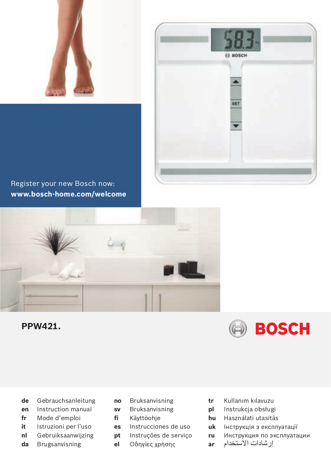 Bosch PPW 4212 User Manual