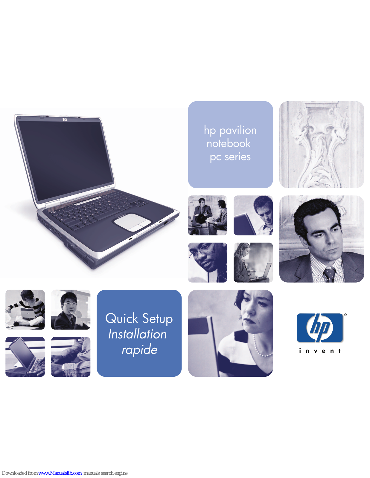 HP Pavilion XT545, Pavilion XT575, Pavilion ZE5236 Quick Setup Manual