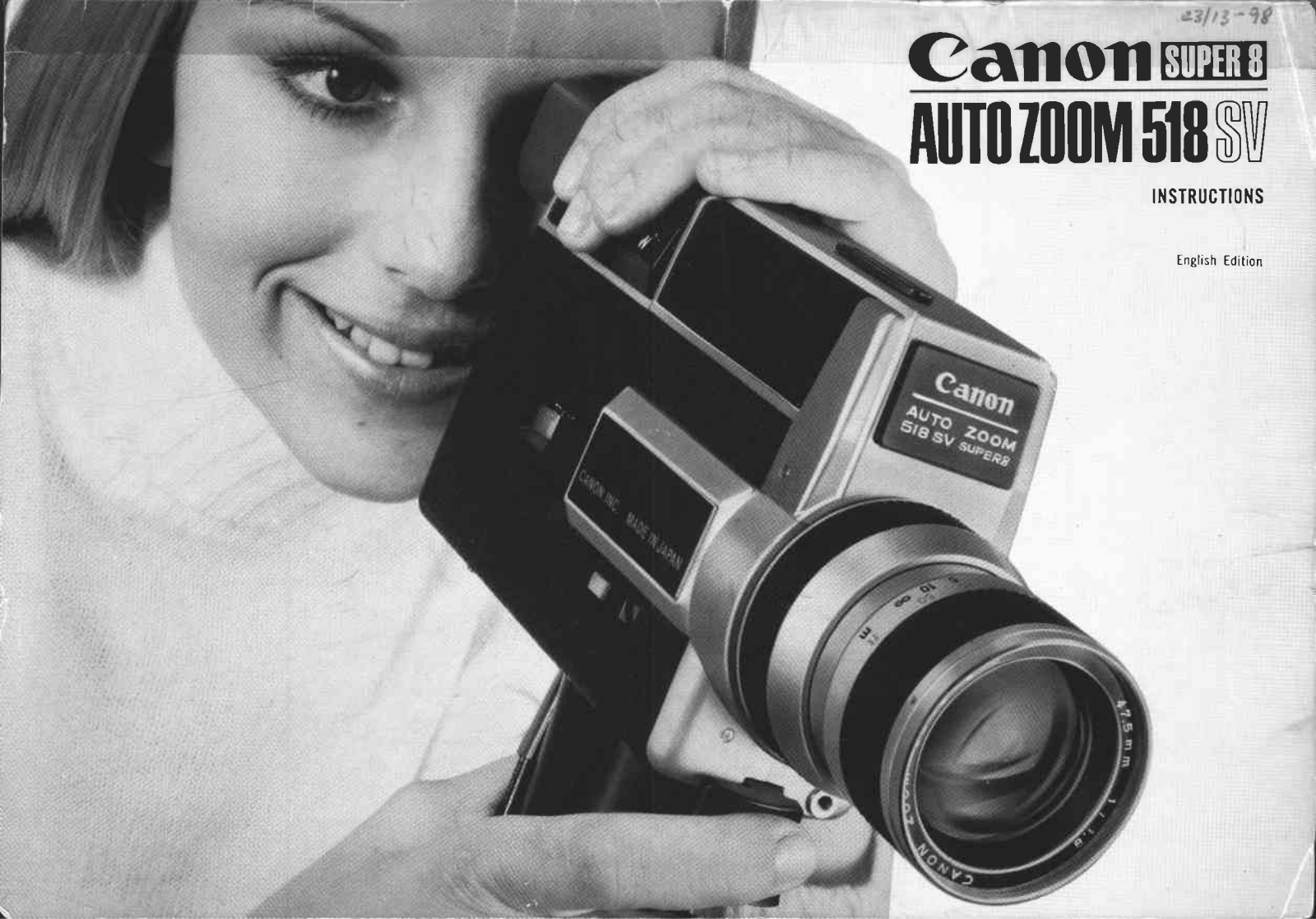 Canon 518 SV User Manual