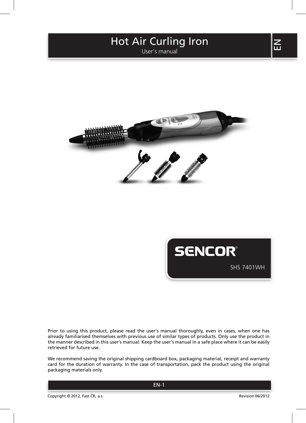 Sencor SHS 7401WH operation manual