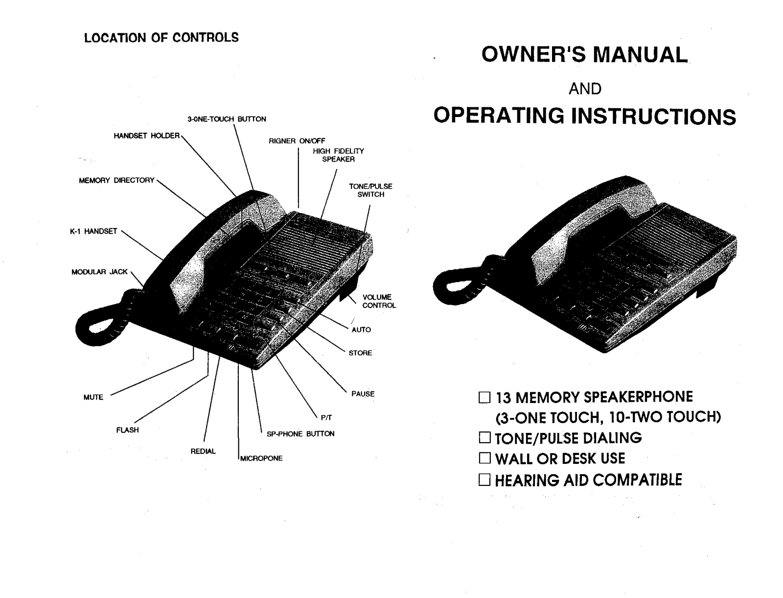 CURTIS T1894 User Manual