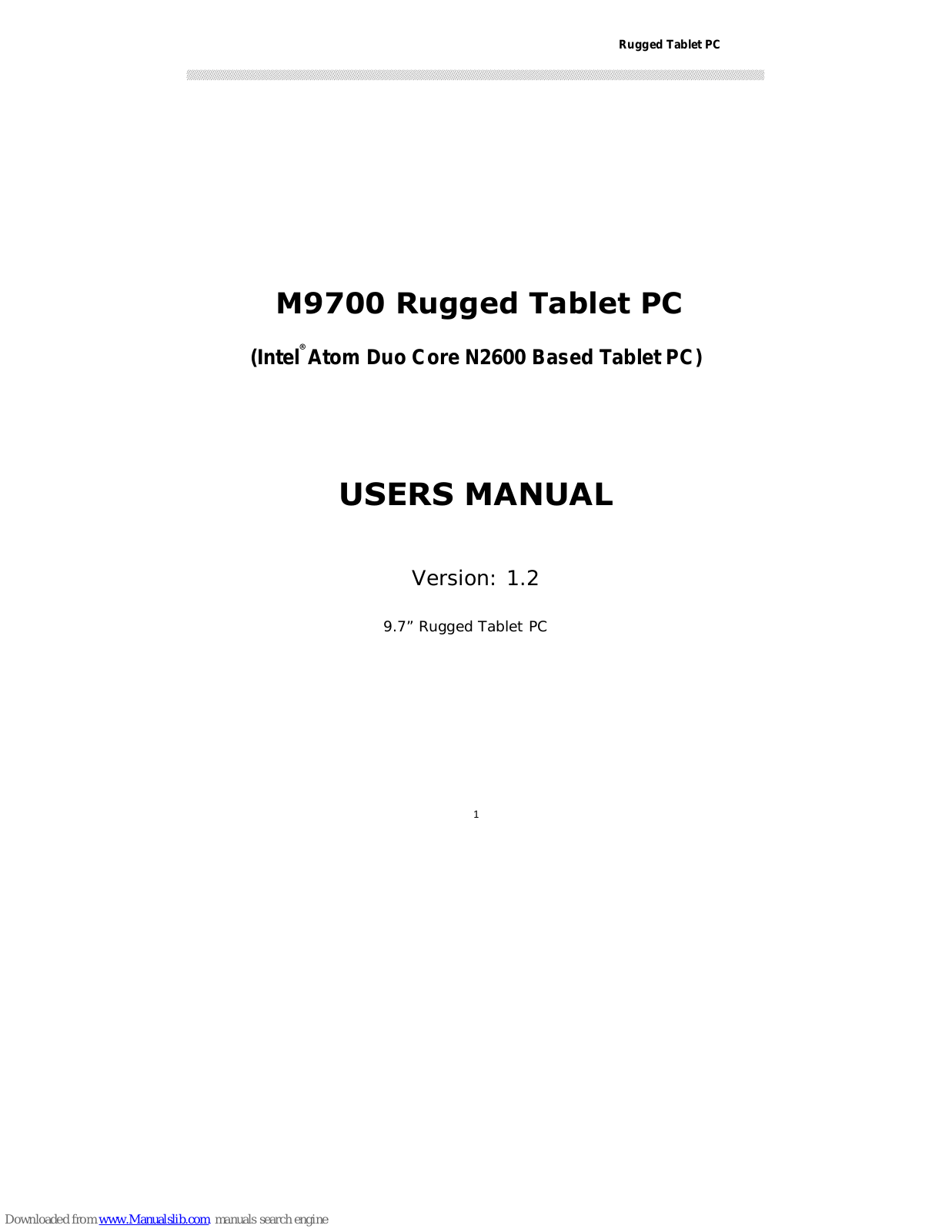 Winmate M9700 User Manual - ManualMachine.com