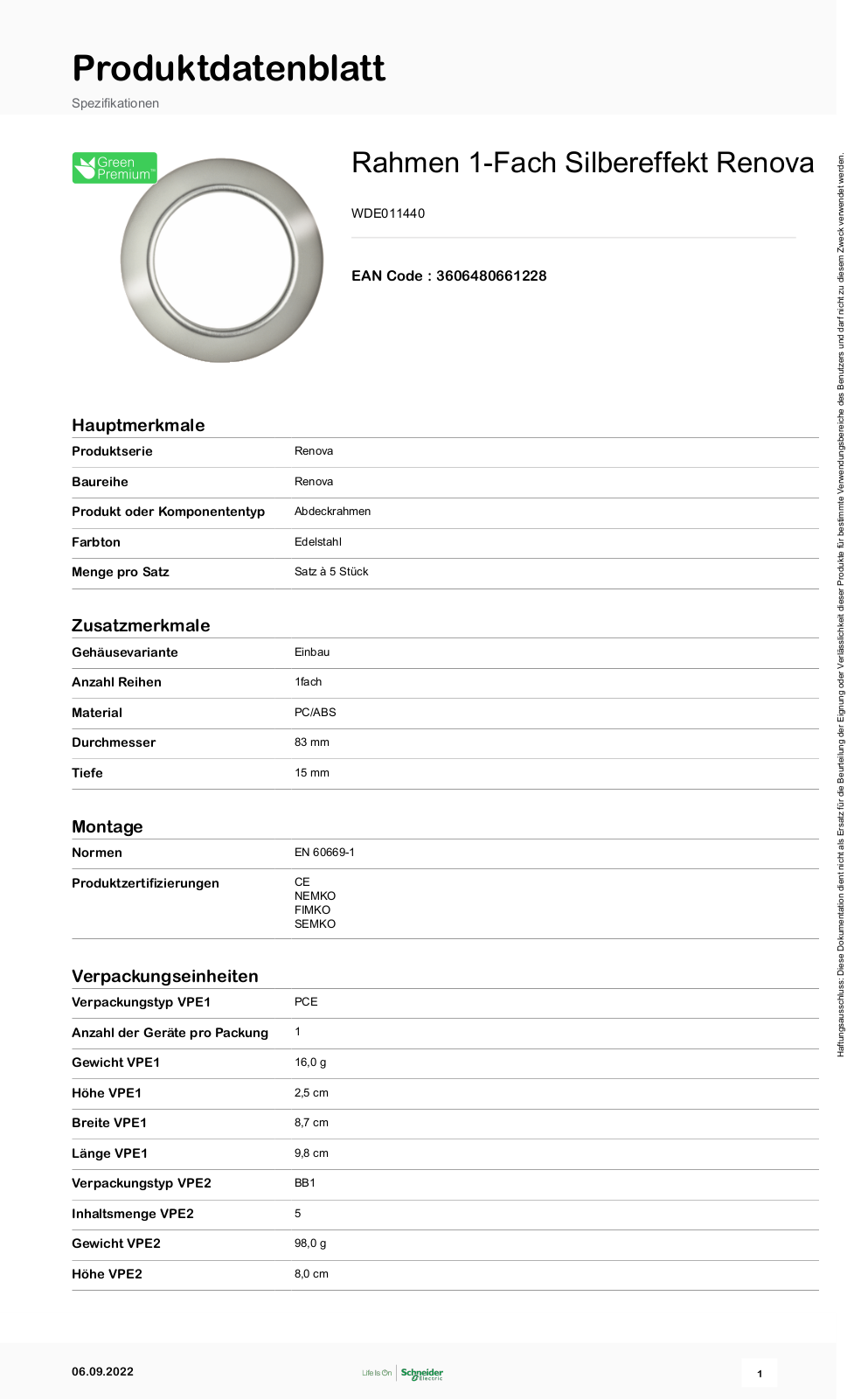ELSO WDE011440 Datasheet - ManualMachine.com