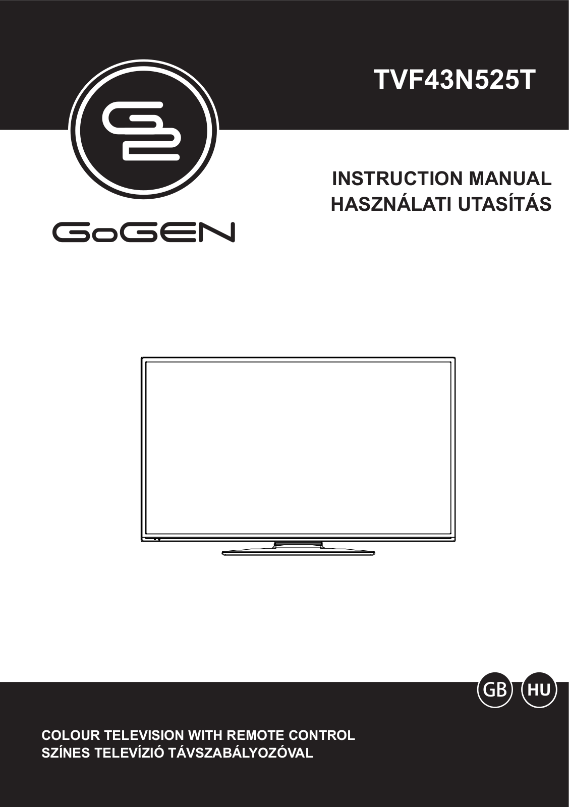 GoGEN TVF 43N525 T User Manual