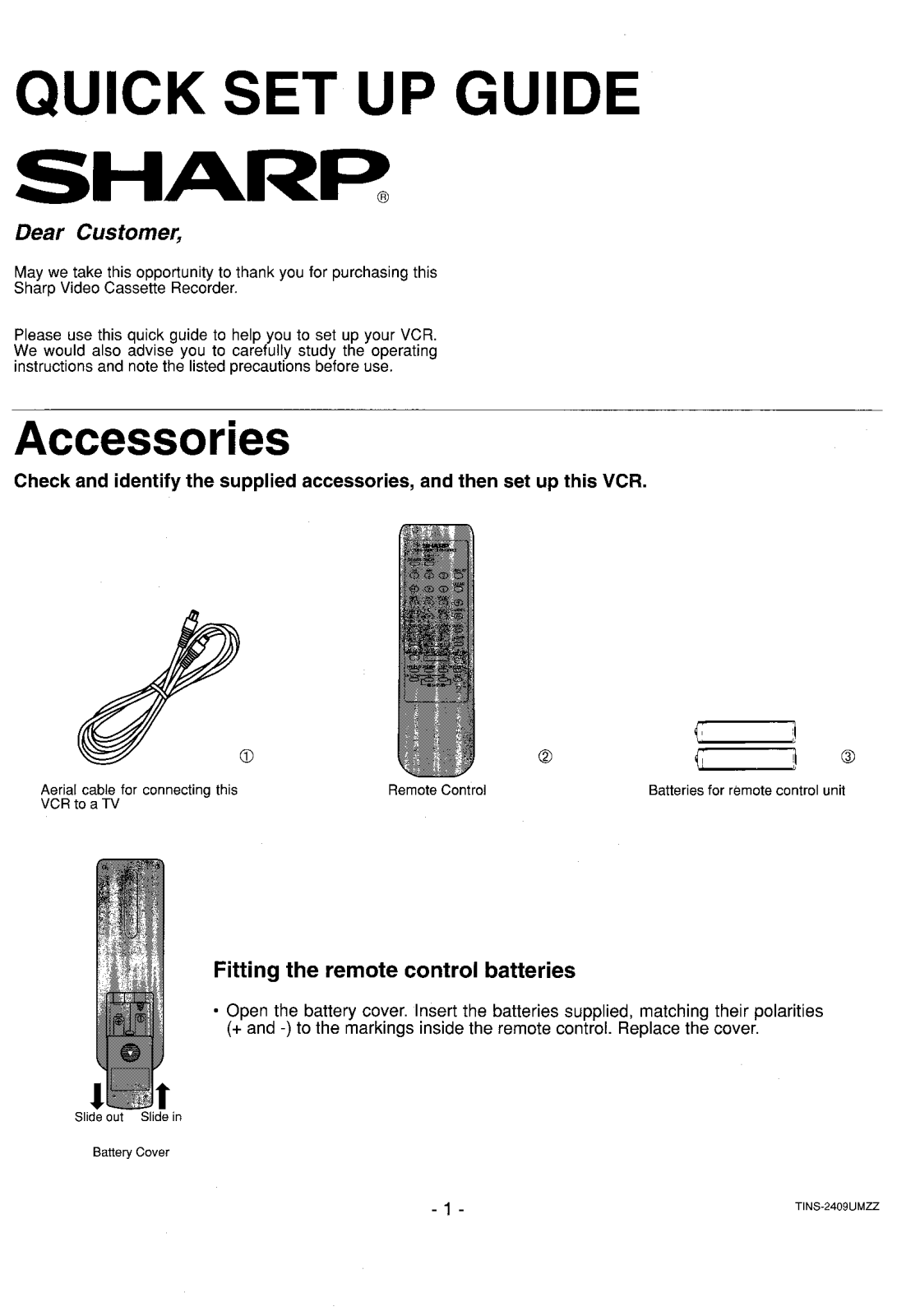 Sharp VCA39HM User Manual