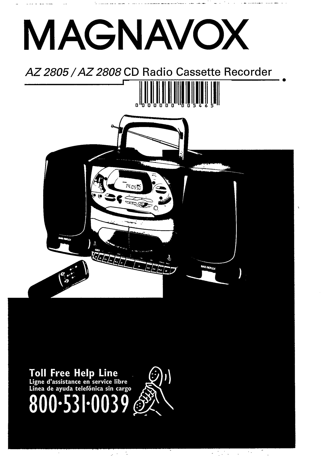 Philips AZ2808/17, AZ2805/17, AZ2808/11, AZ2808/01, AZ2805/05 User Manual