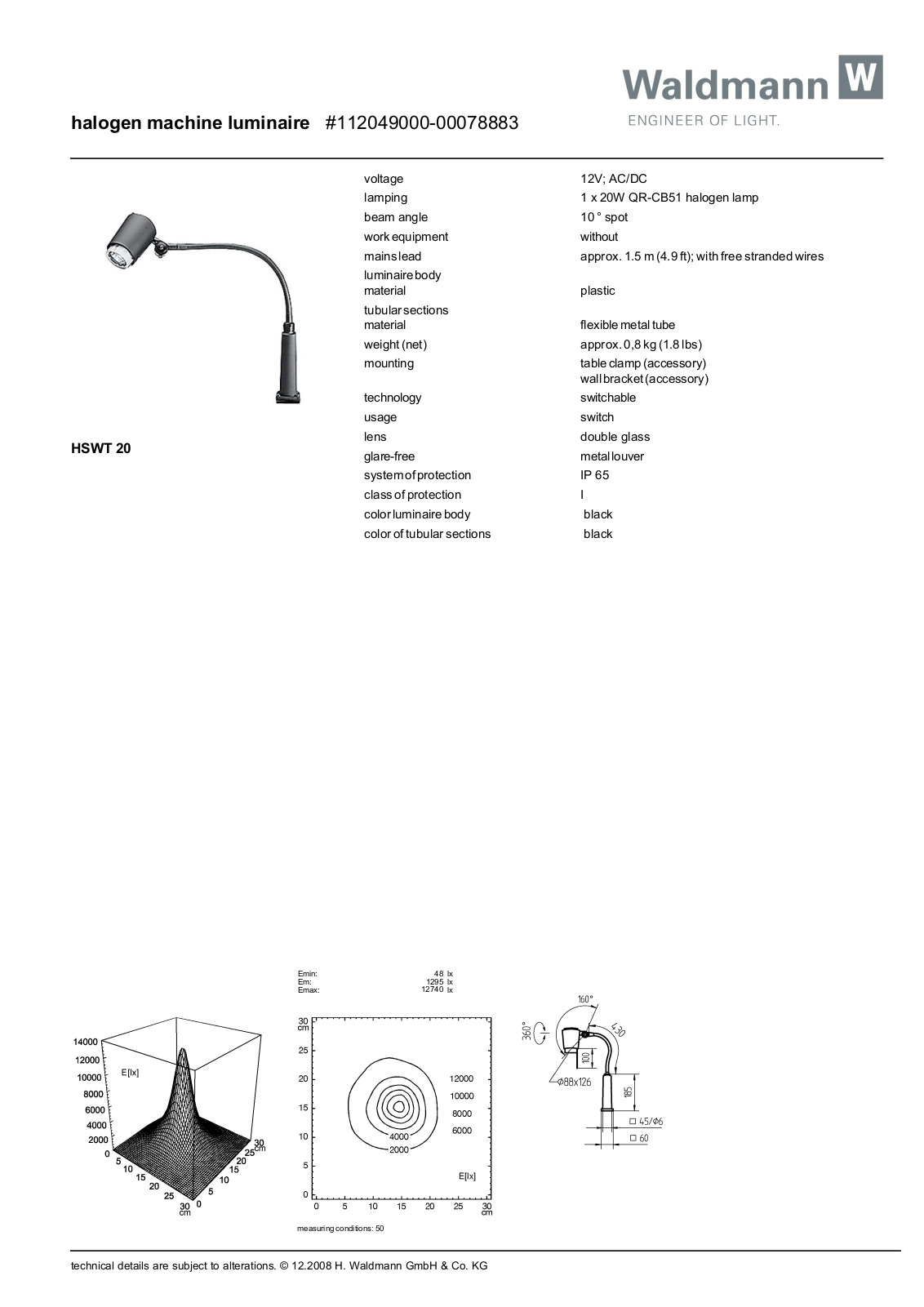 Waldmann 112049000-00078883 Information guide