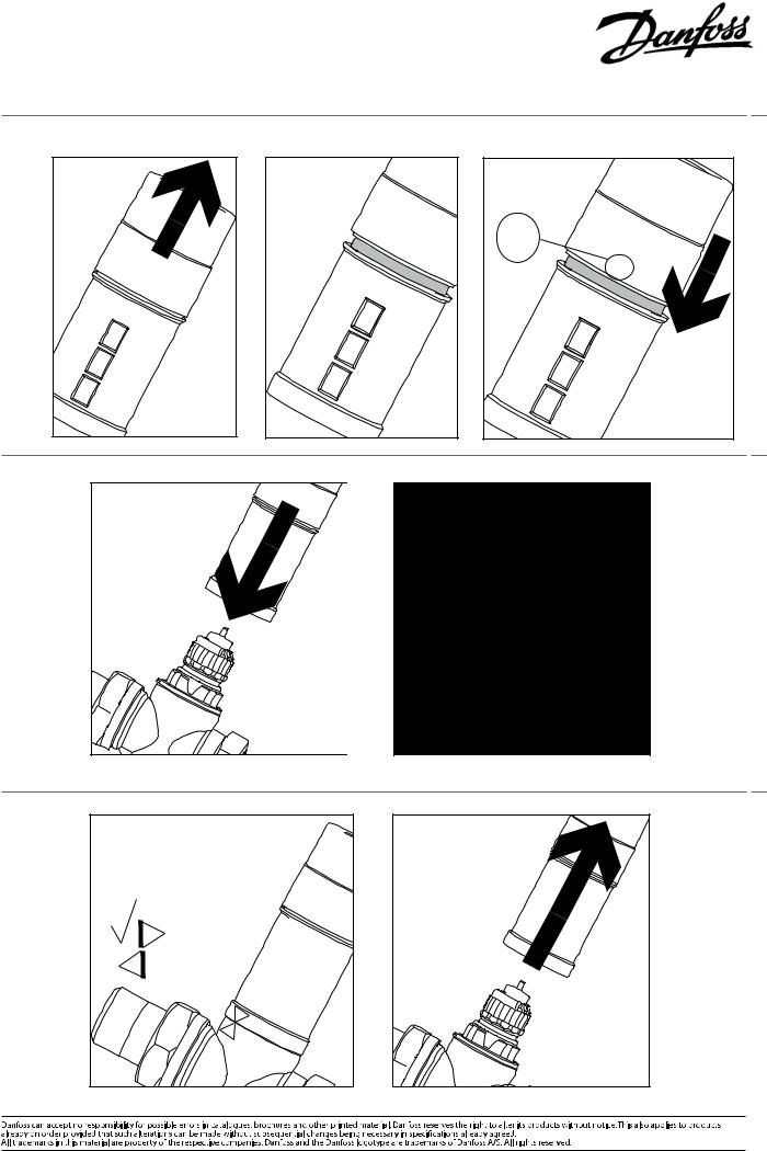 Danfoss Einstellhilfe zur Voreinstellung fürDynamic Valve Installation guide