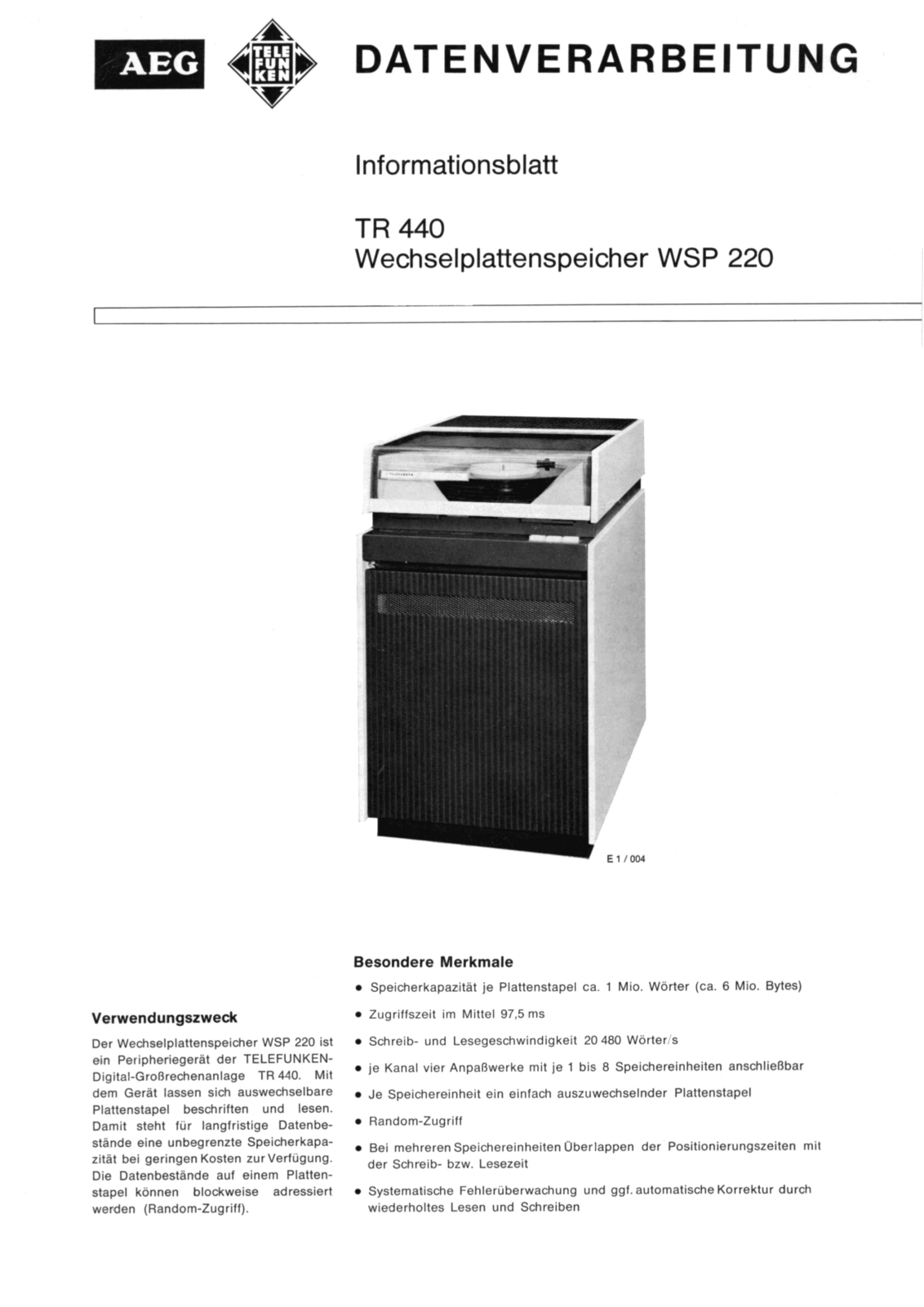 AEG WSP 220 Service manual