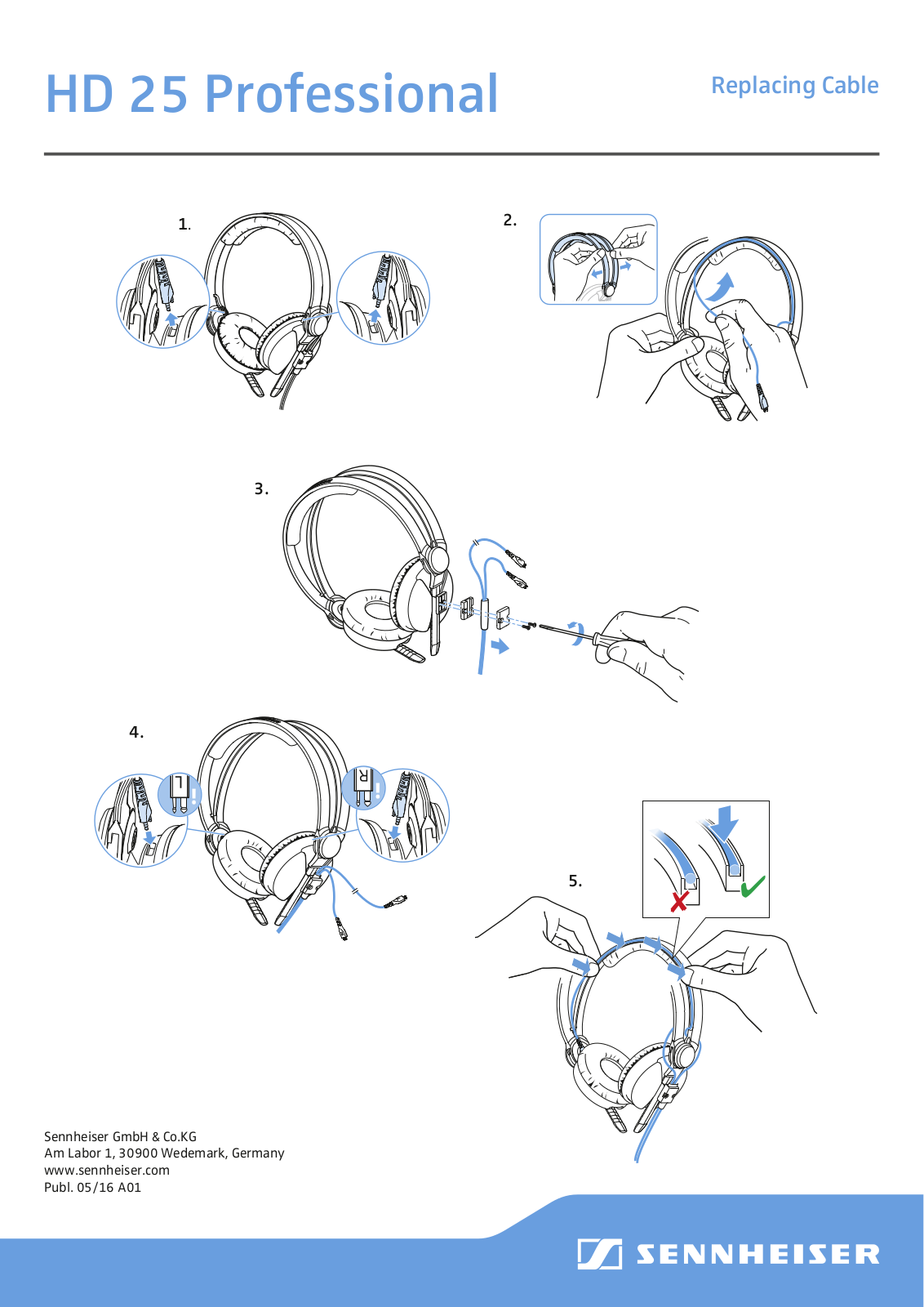 Sennheiser HD 25-1-II Basic Edition User manual