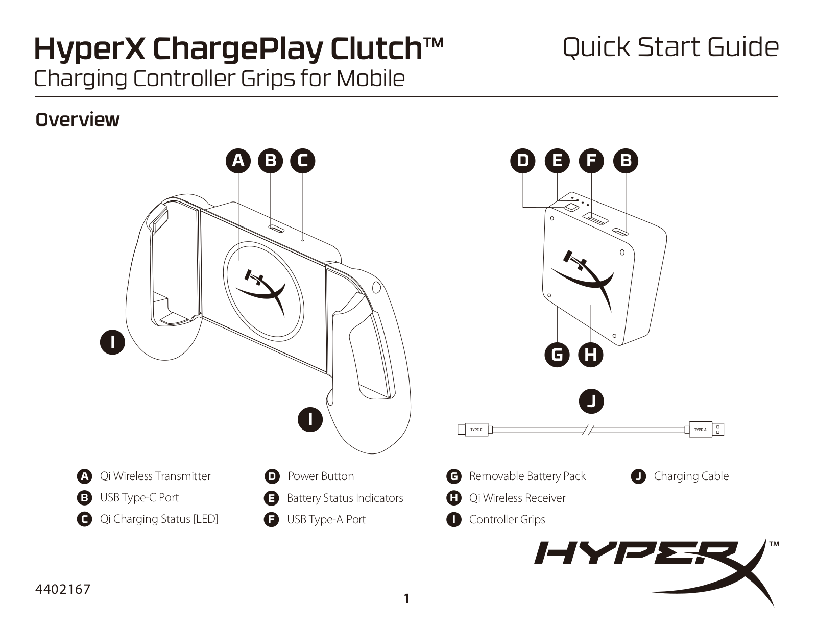 HyperX ChargePlay Clutch Quick Start Guide