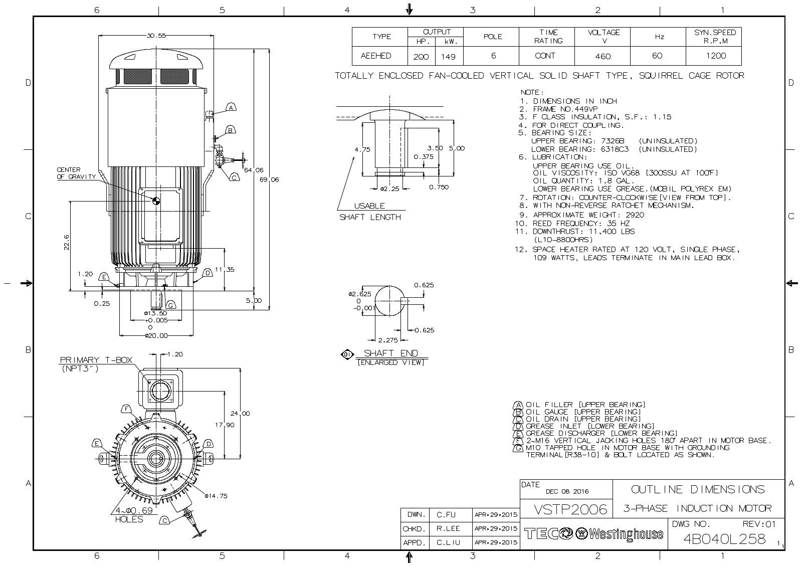 Teco VSTP2006 Reference Drawing