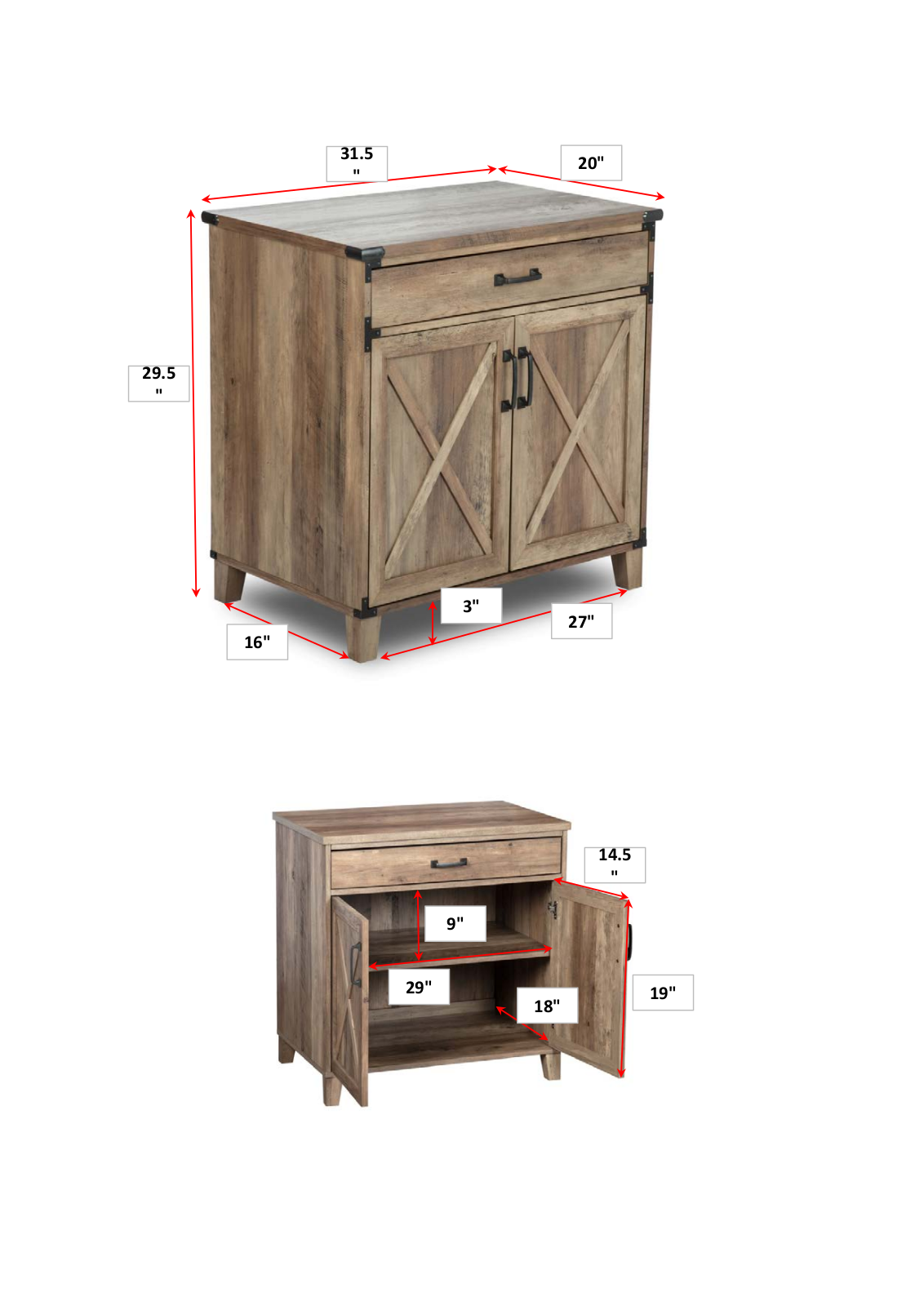 Sand & Stable W004726883 Dimensions - ManualMachine.com