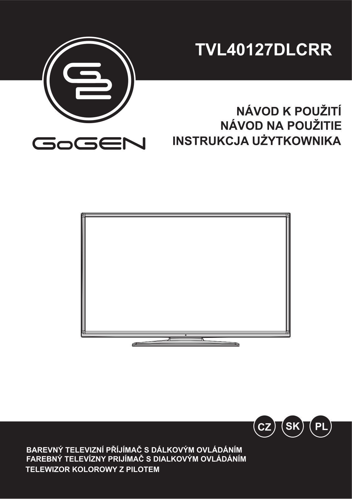 GoGEN TVL 40127 DLCRR User Manual