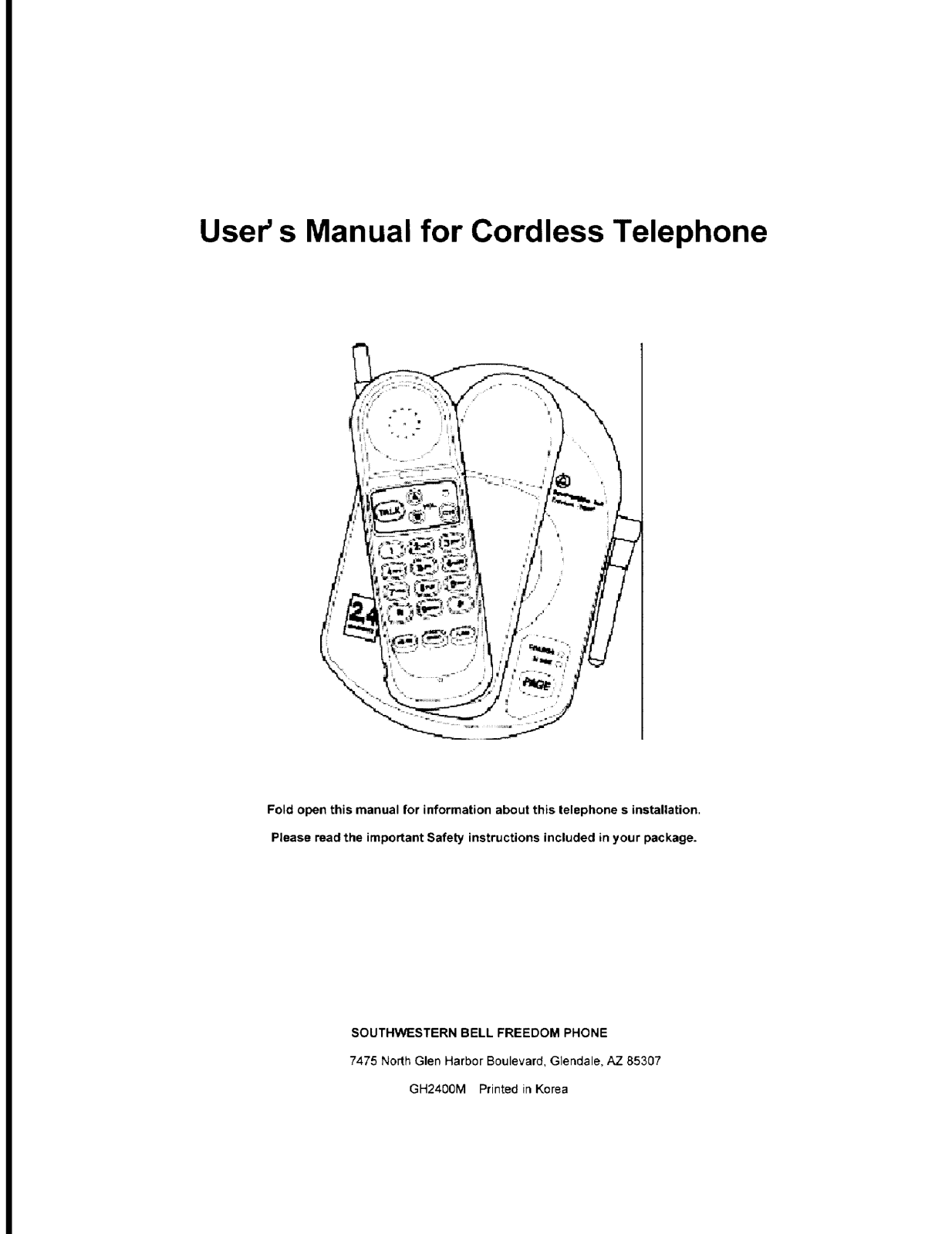 Sonus Telecom GH2400N, IBM3415, IBM3455 users