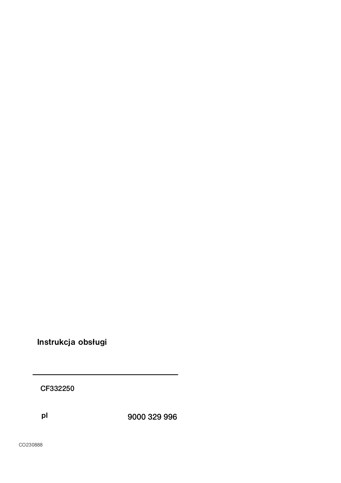 Constructa CF332250 User Manual