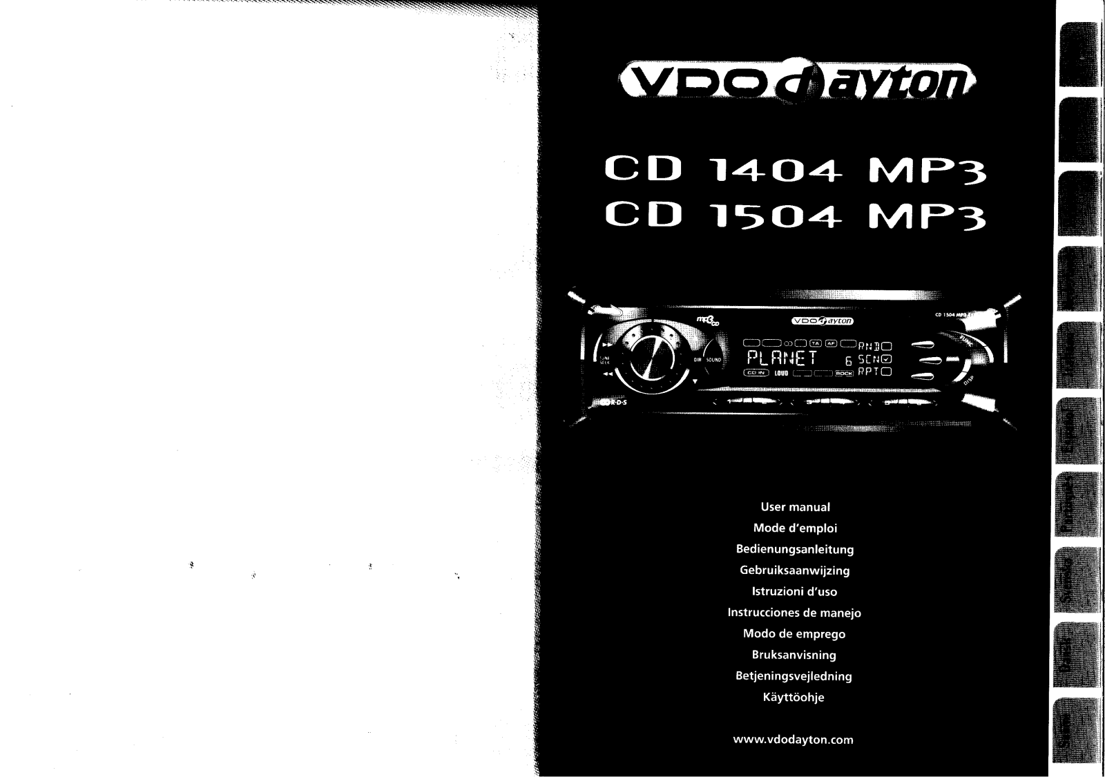 VDO DAYTON CD 1404 User Manual