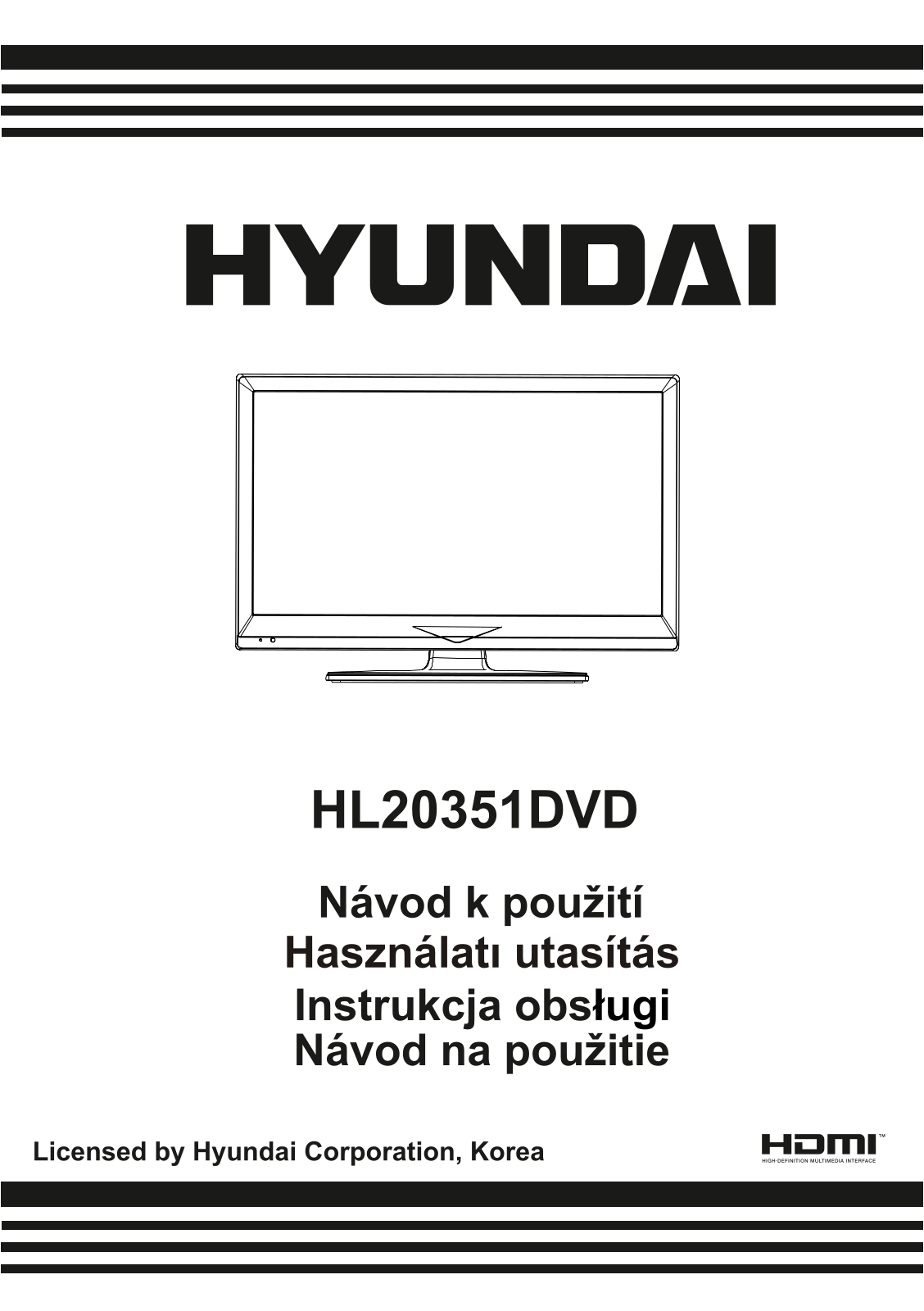 Hyundai HL 20351 DVD User Manual