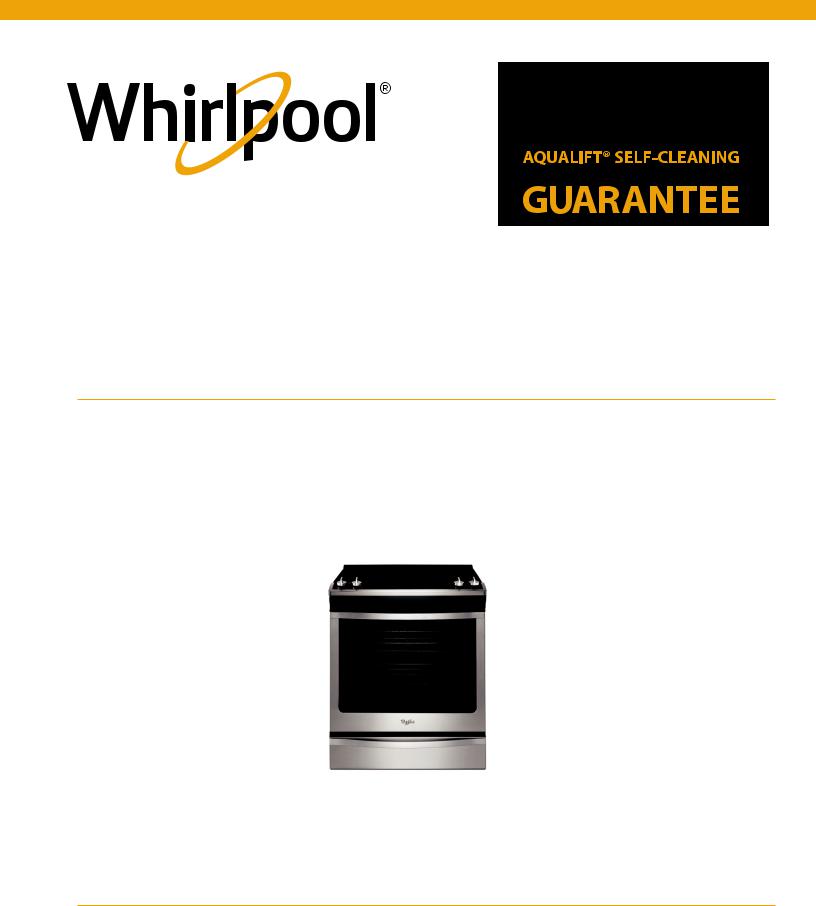 Whirlpool WEG750H0HB, WFG775H0HZ User Manual