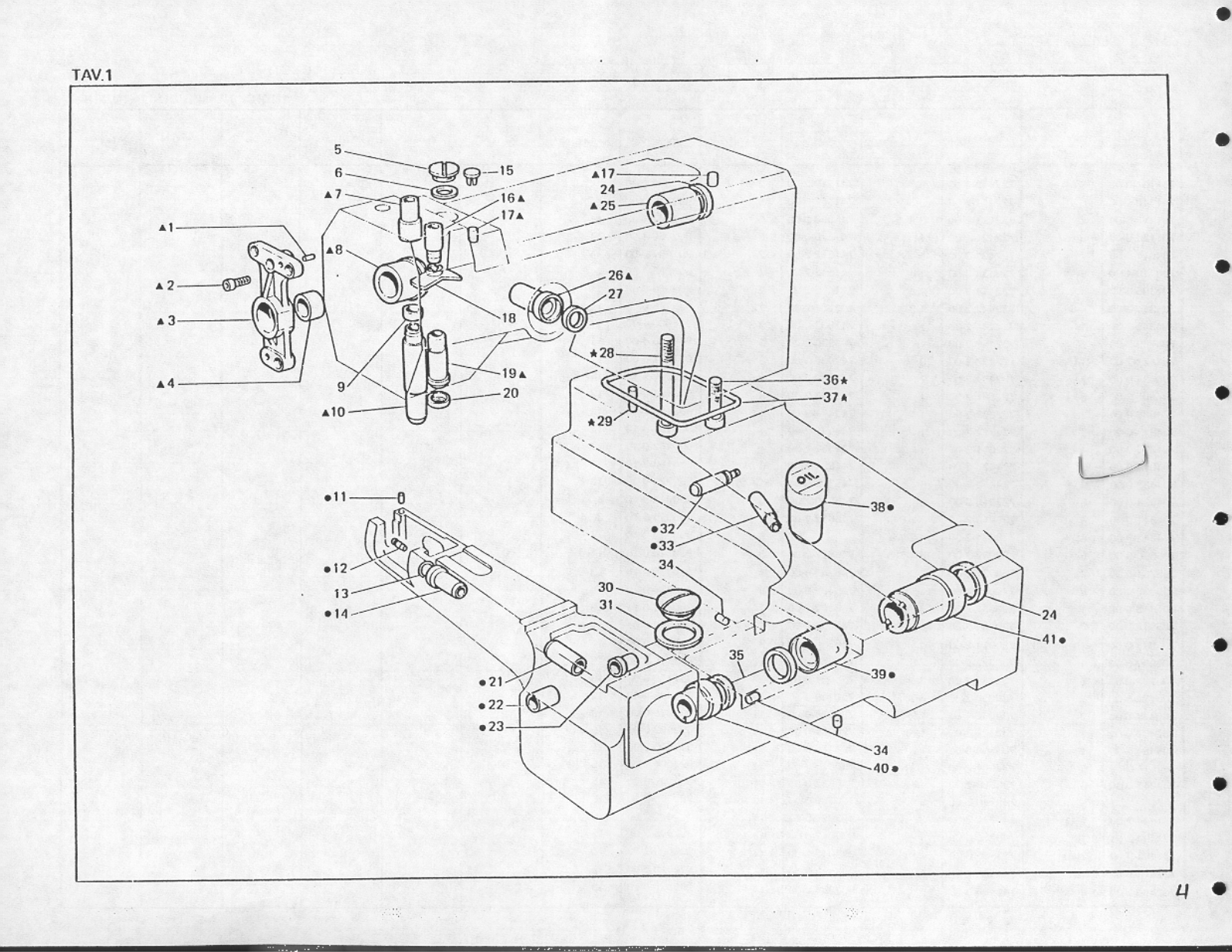 Rimoldi 184-00-2CA-01 Parts List