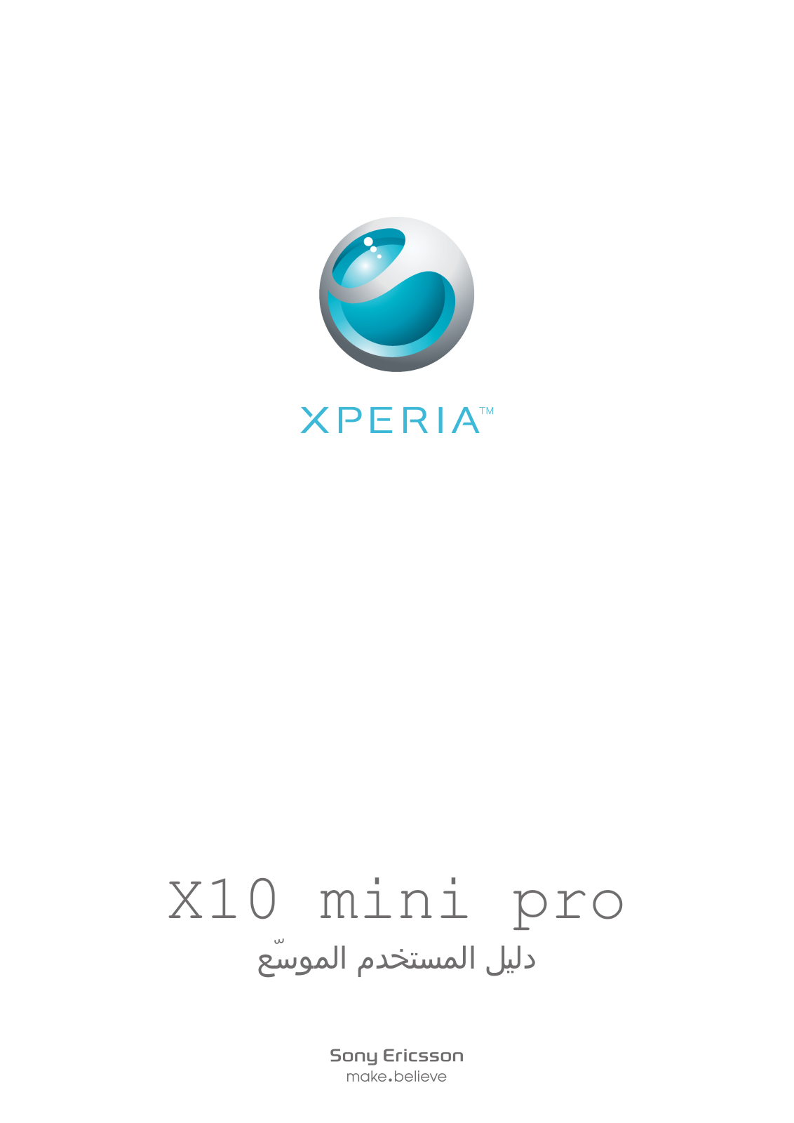 Sony ericsson XPERIA X10 MINI PRO User Manual