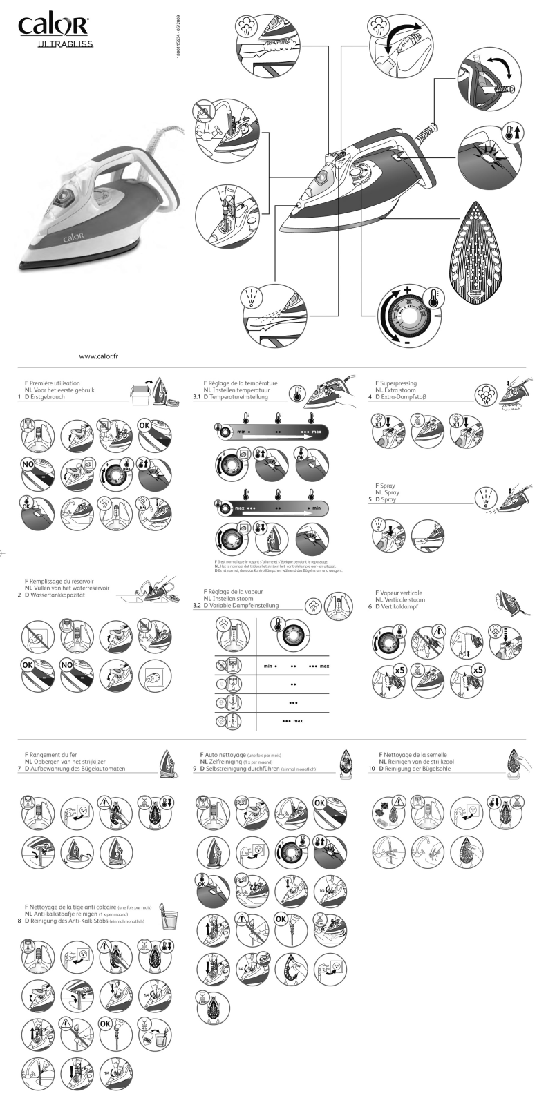 CALOR FV4650, FV4680, FV4570 User Manual