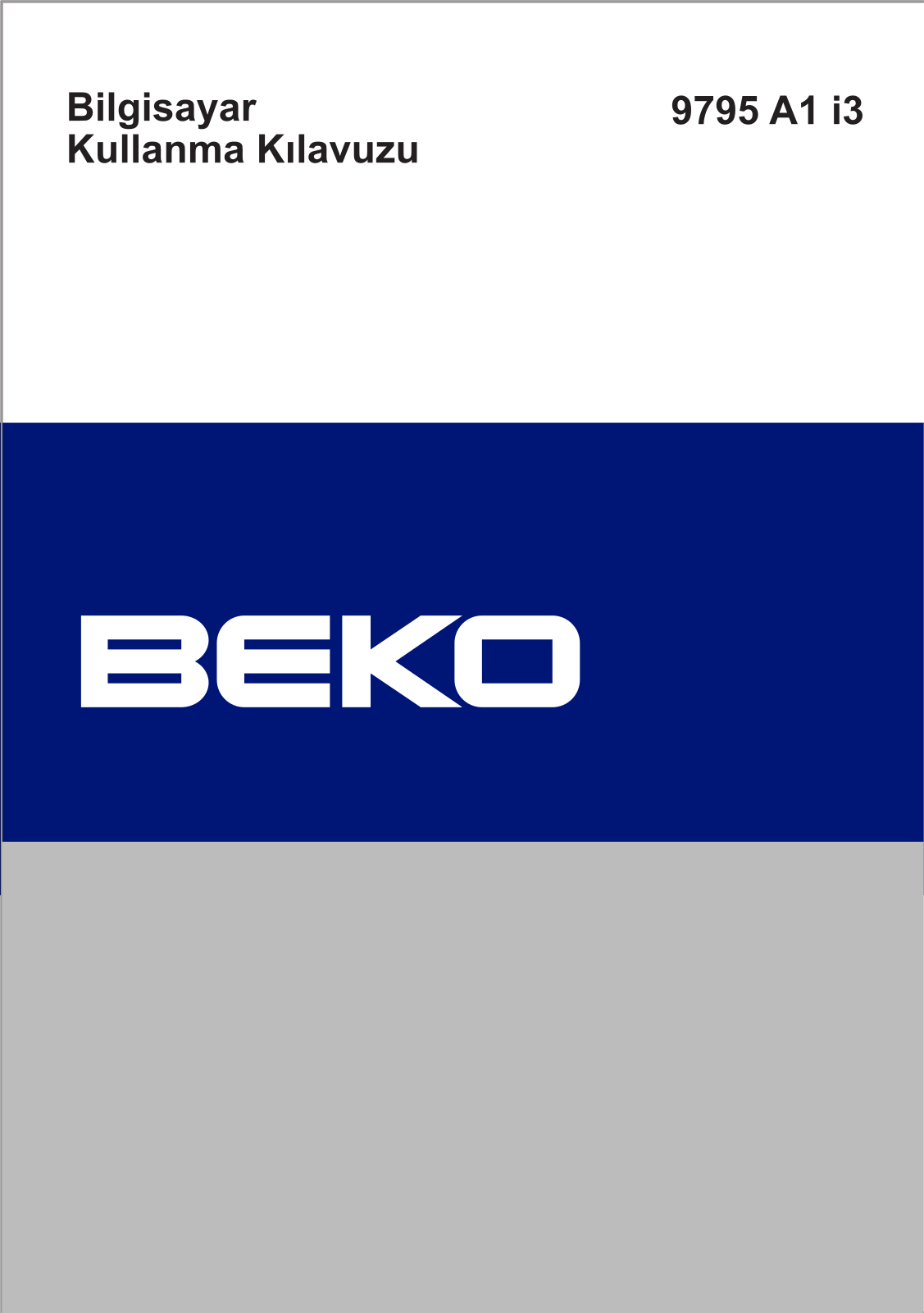 Beko 9795 A1 I3 Manual
