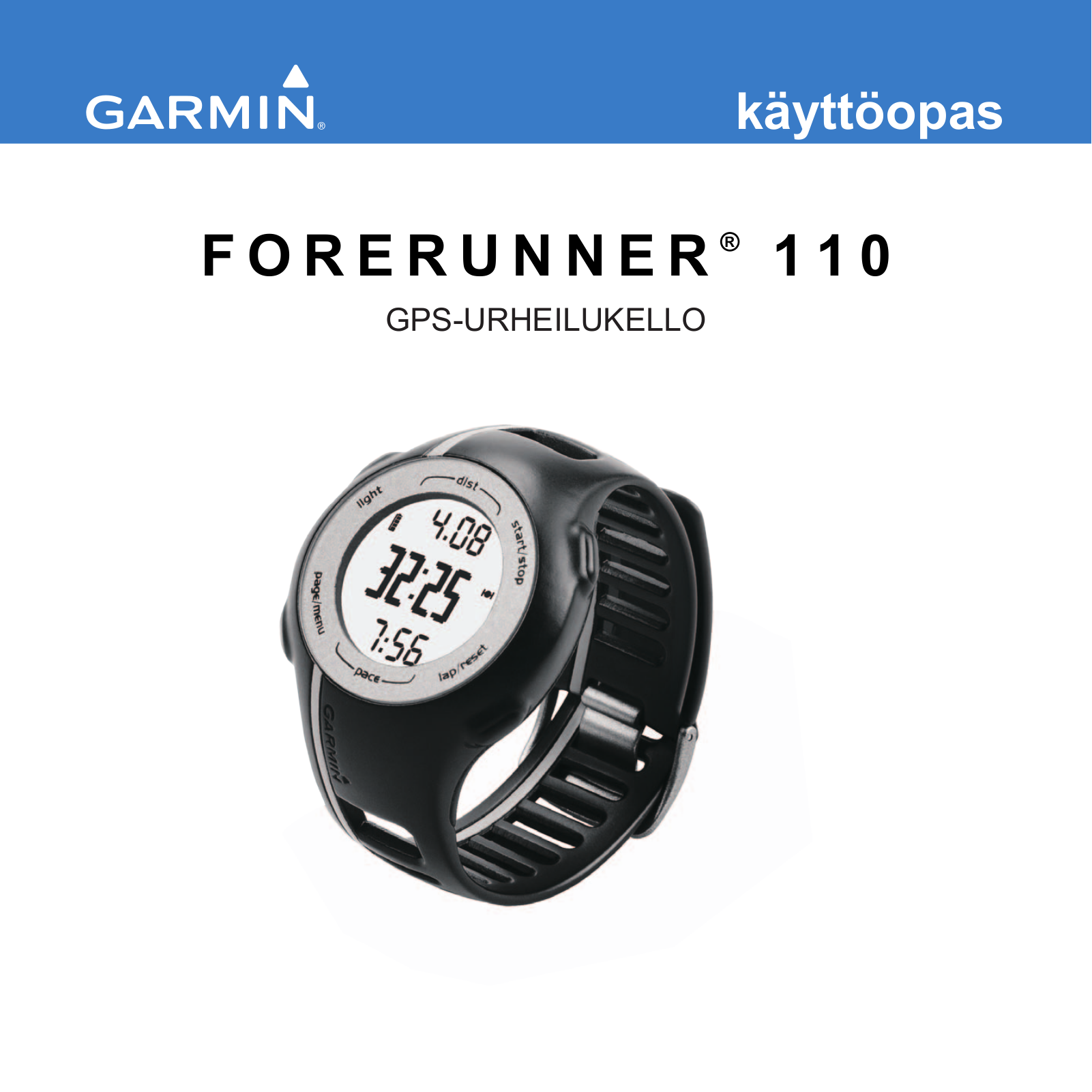 Garmin Forerunner 110 User Manual