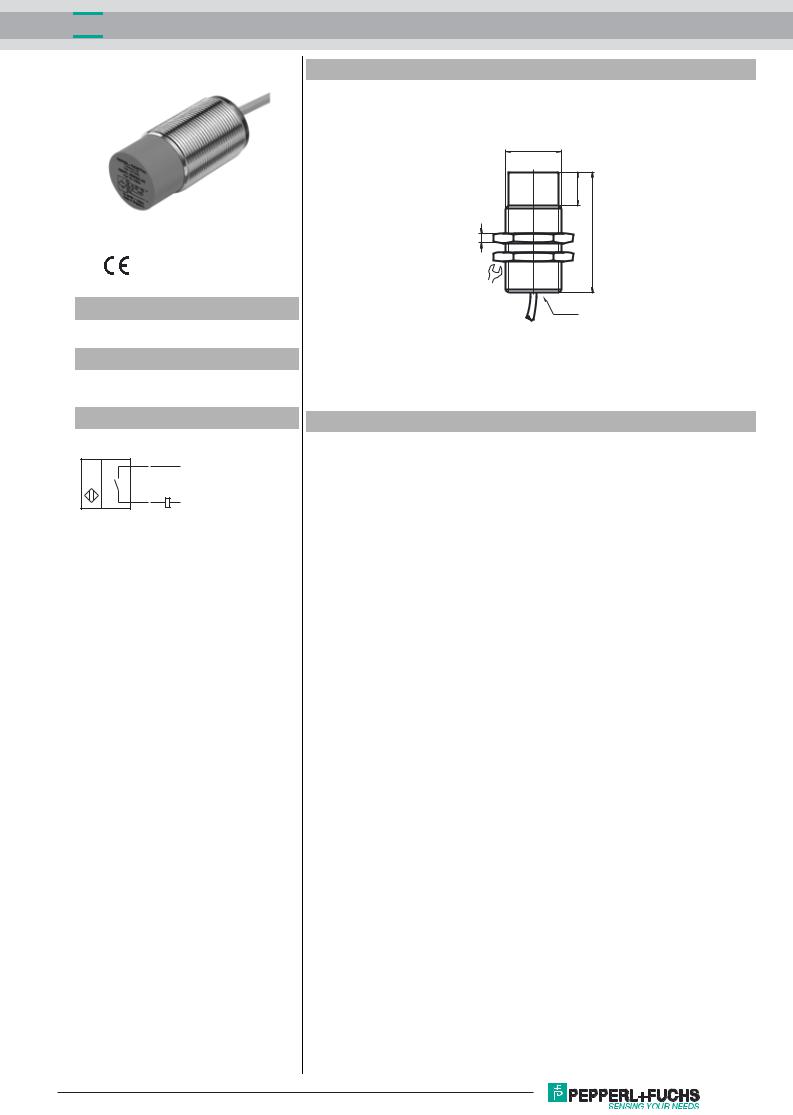 Pepperl Fuchs NCN15-30GM60-Z0 Data Sheet