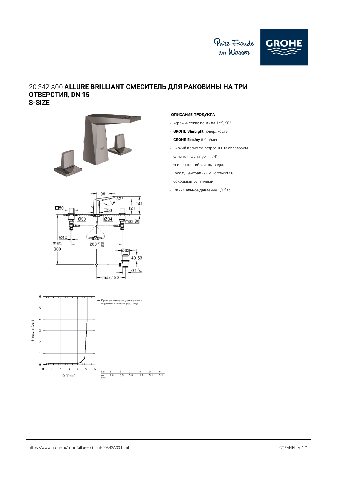 Grohe 20342A00 User guide