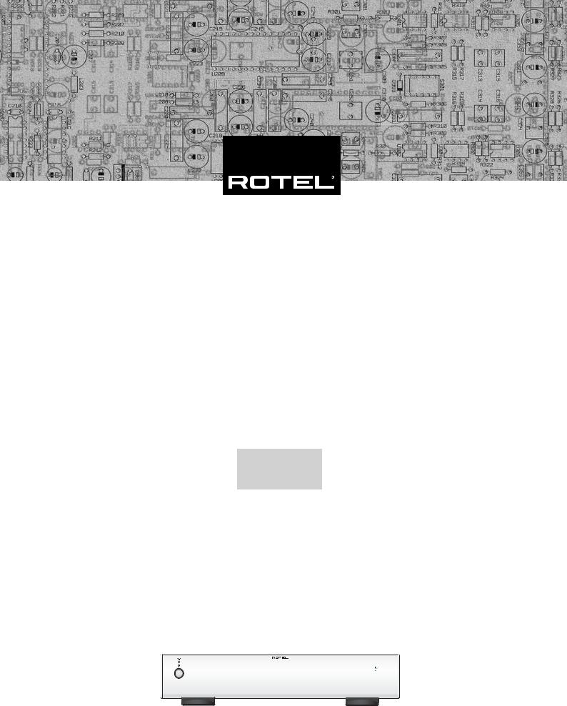 Rotel RB-06 User Manual