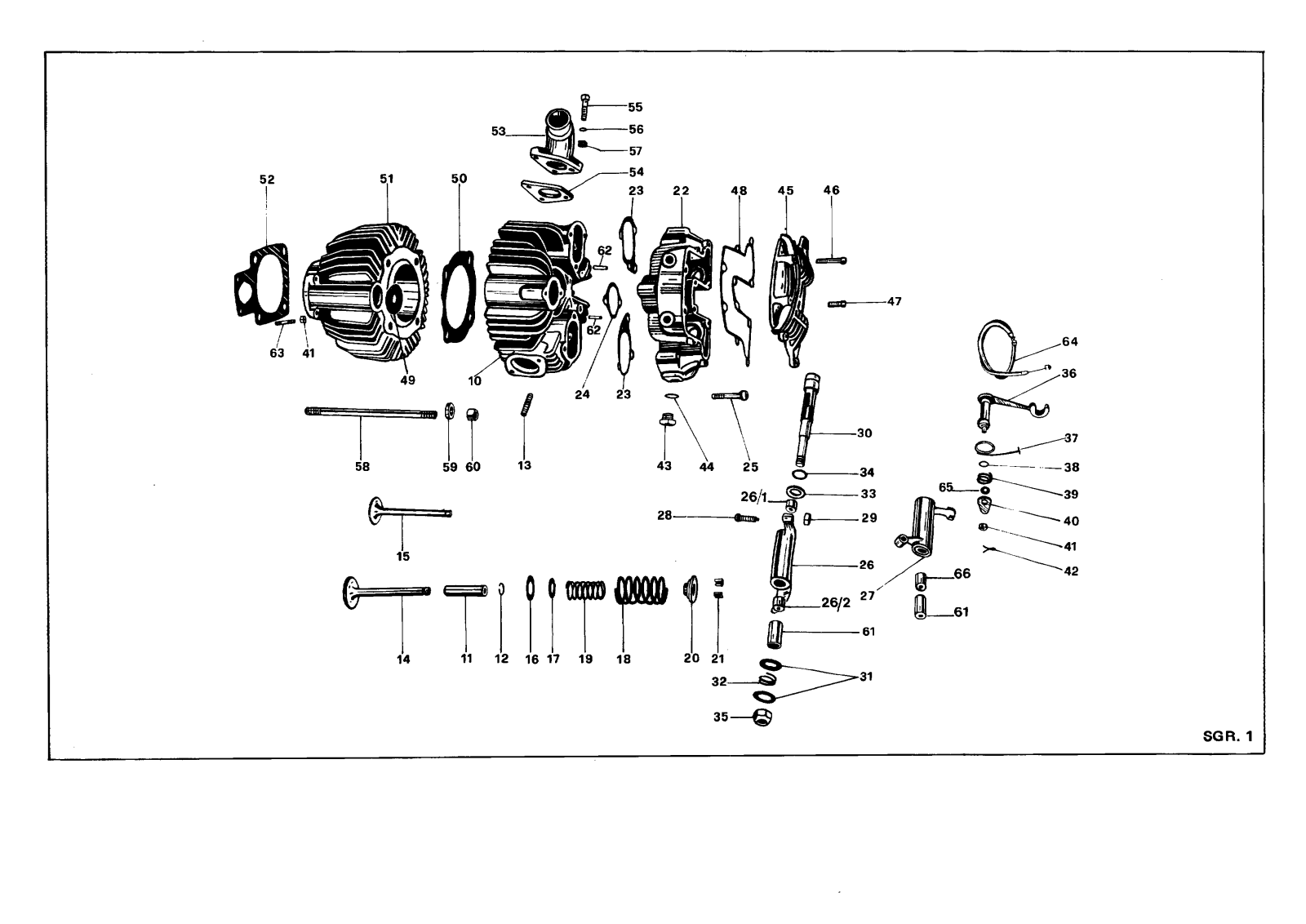 Moto Guzzi Nuovo falcone 1949-2008 Parts List