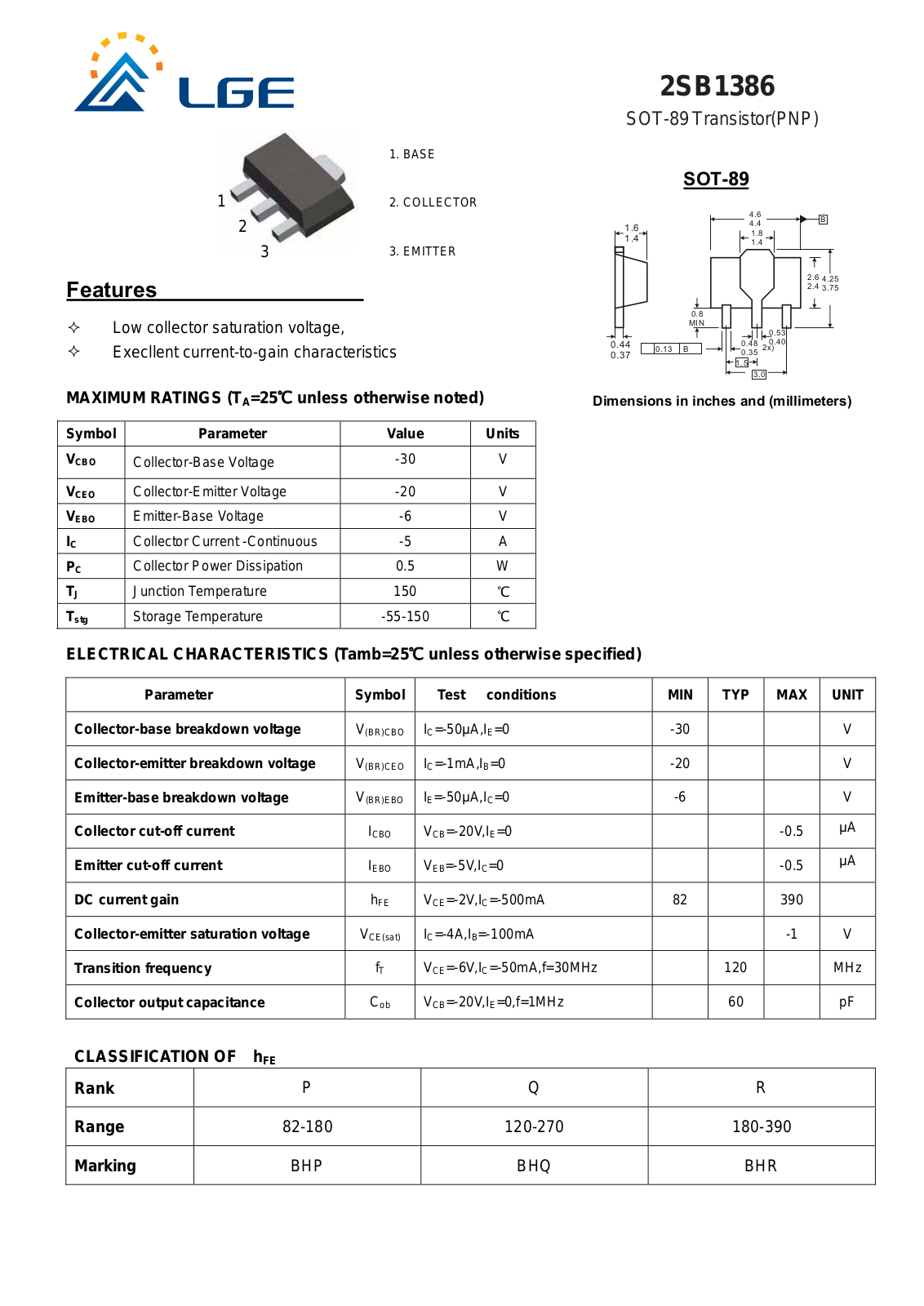 LG 2sb1386 Datasheet - ManualMachine.com