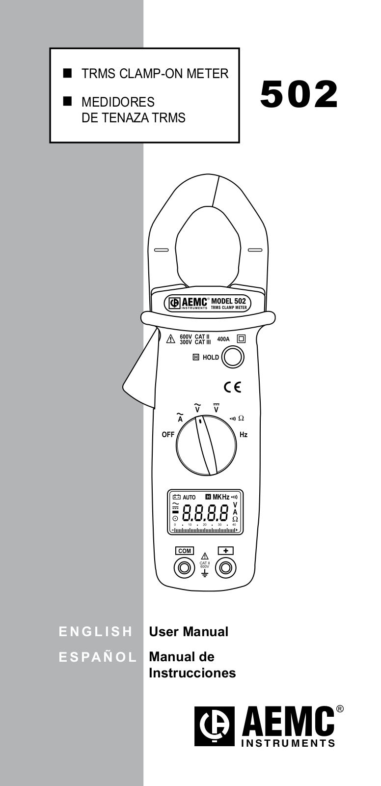 Aemc instruments 502 User Manual