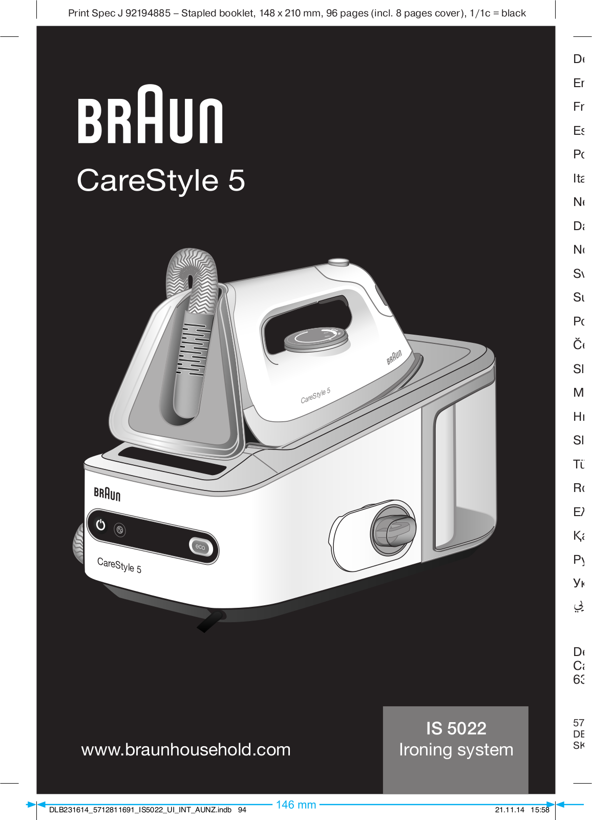 Braun IS 5022 User Manual