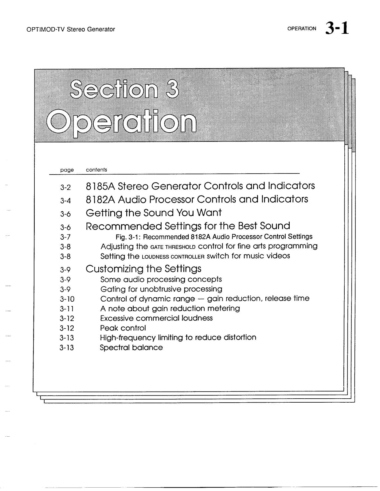 Orban 8185A User Manual