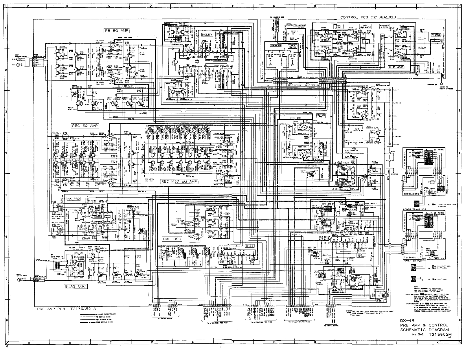 Akai DX49 Schematic