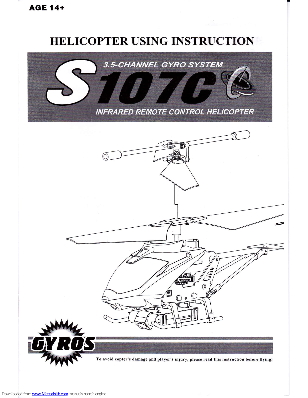 SYMA GYRO S107C Using Instruction - ManualMachine.com