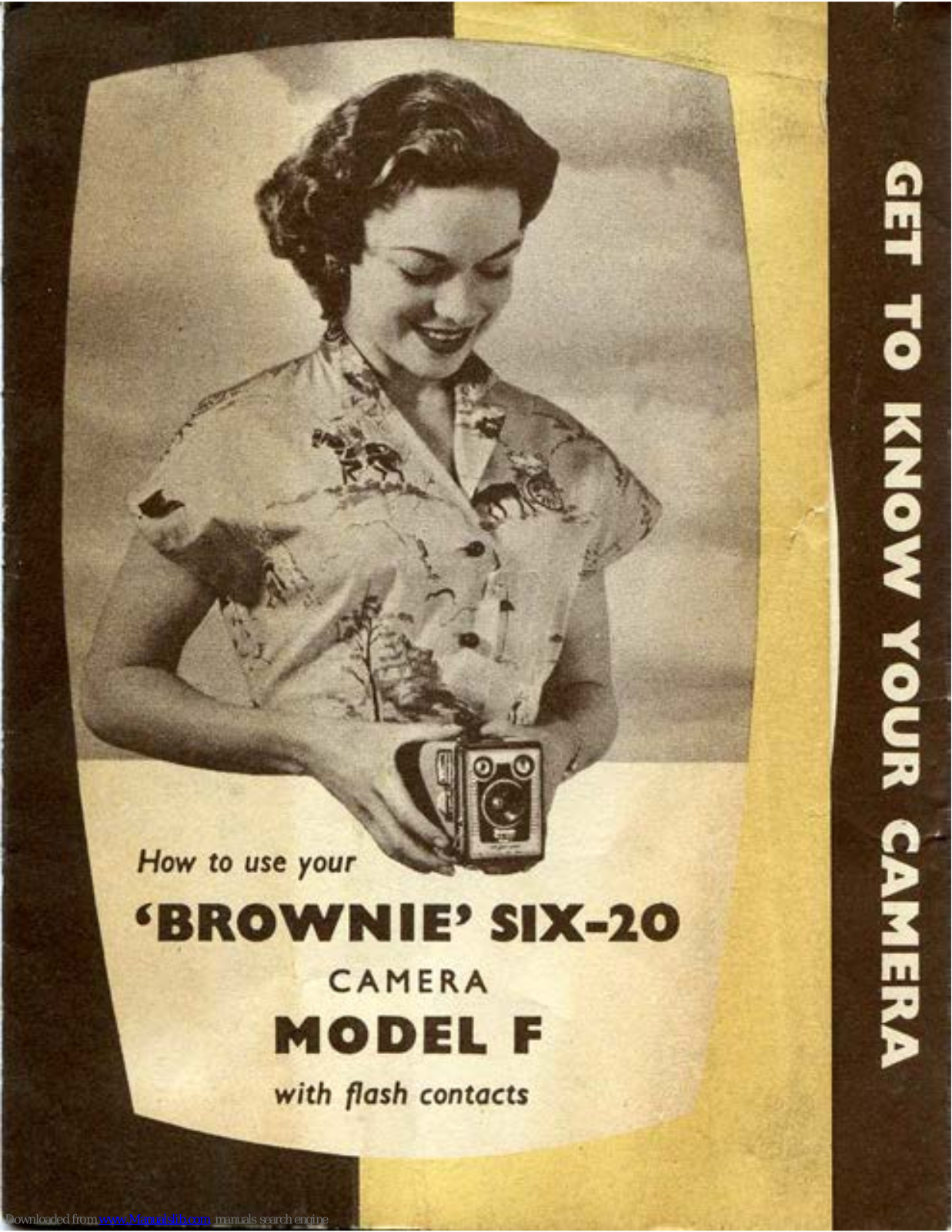 Brownie Six-20 model F Get To Know - ManualMachine.com