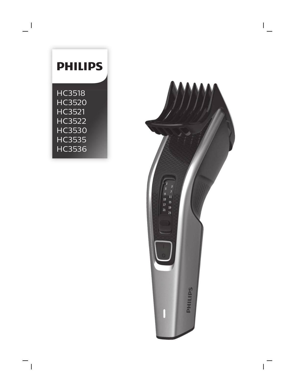 Philips HC3521-15 User Manual